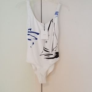 White Onia bathing suit NWTA